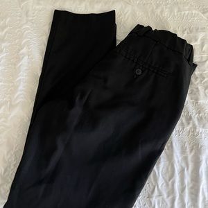 Gently used, black slacks.